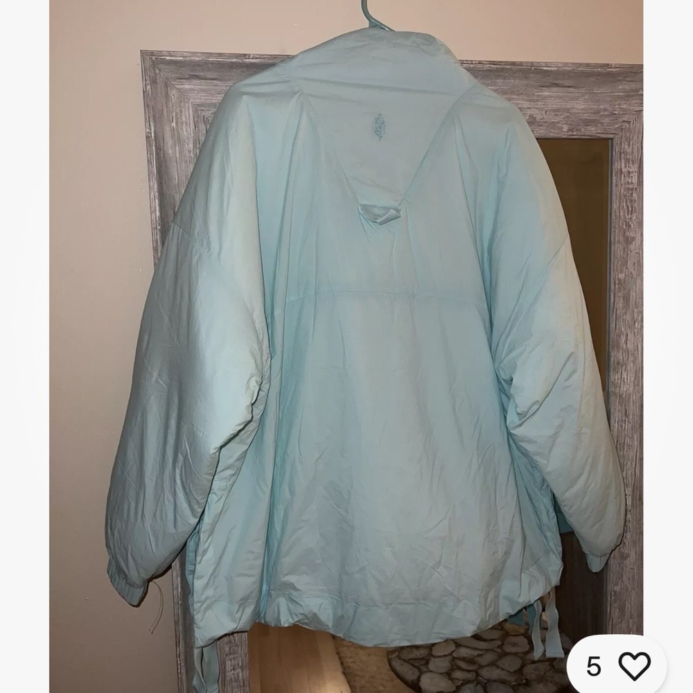 NWOT Free People Movement Faye Puffer Pullover Light Blue Size: Small - Picture 8 of 11